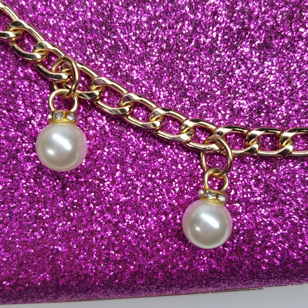 N/A fucshia sparkly